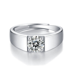 Adjustable Moissanite Style Rings R9655-6.5