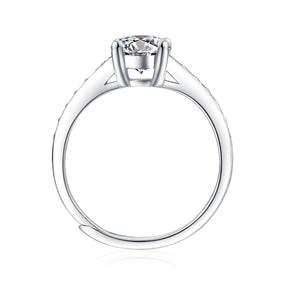 Adjustable Moissanite spoiled Rings R11540-6.5（BUY 1 GET 1 Present ）