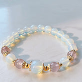 Snow Strawberry Crystal Bracelet