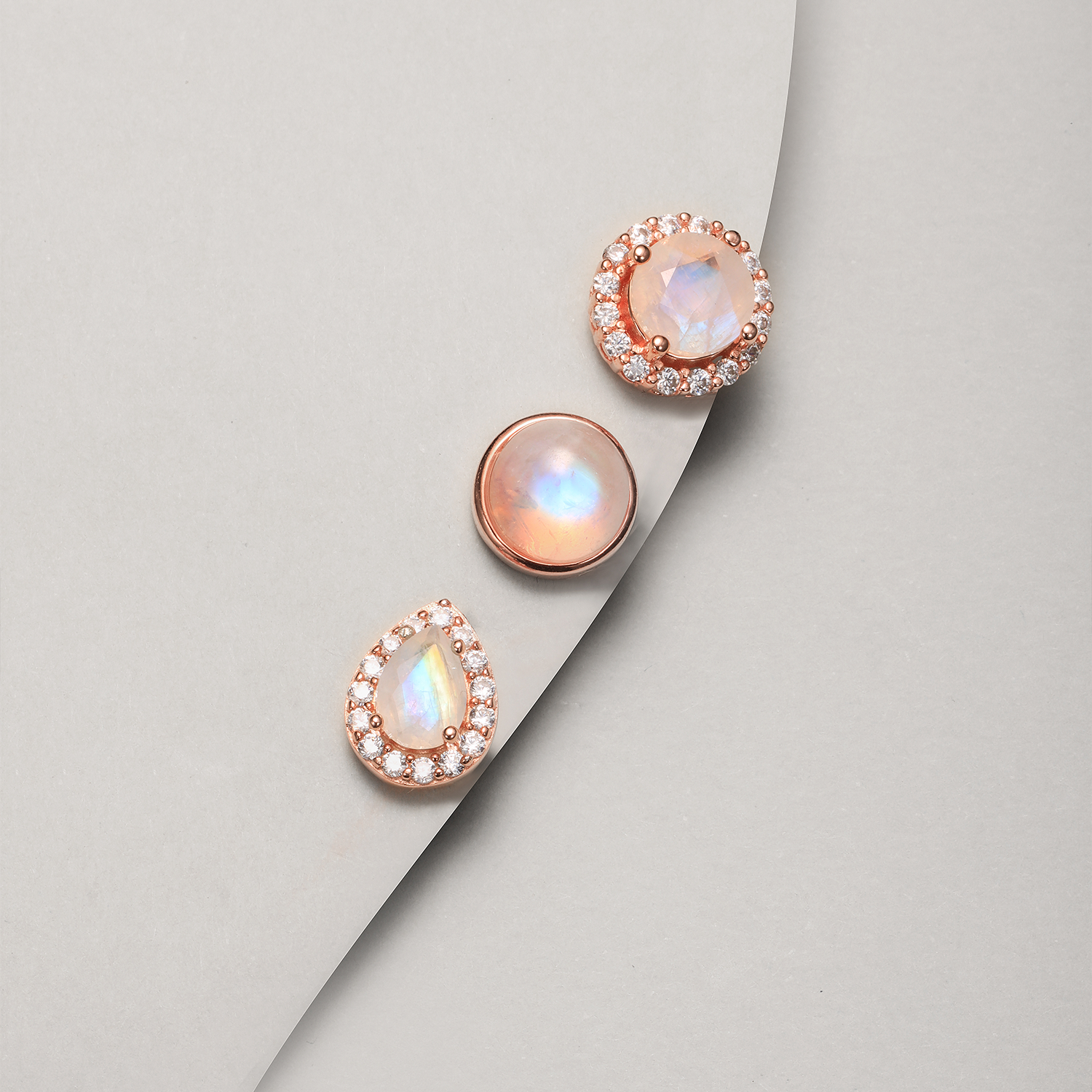 Moonstone Fancy Studs