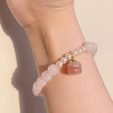 Rose Pearl Crystal Bracelet