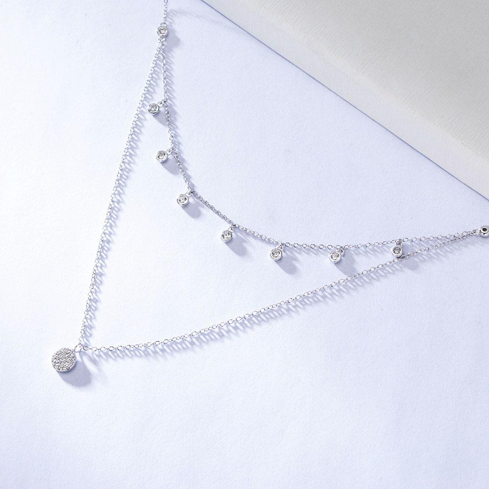 Layered Sterling Silver Necklace