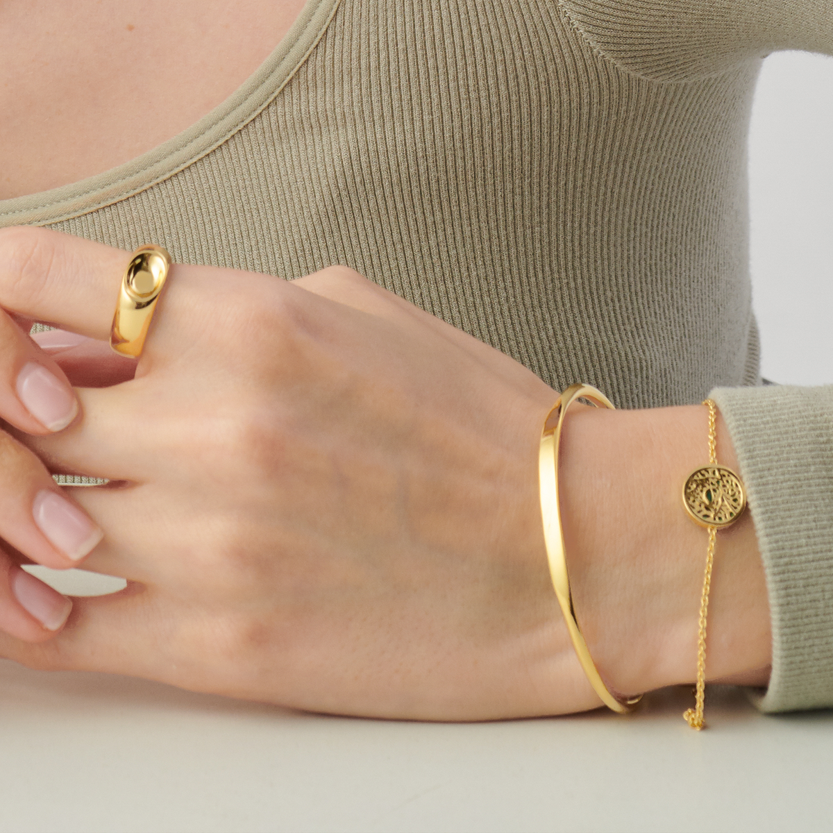 Vermeil Cuff Bracelet