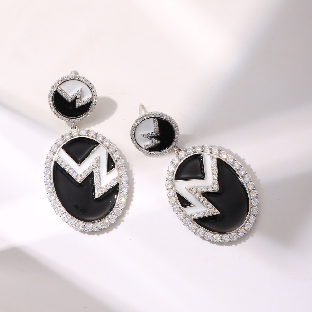 Geometric Abstraction Earrings