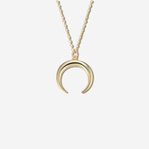 Crescent Pendant Necklace