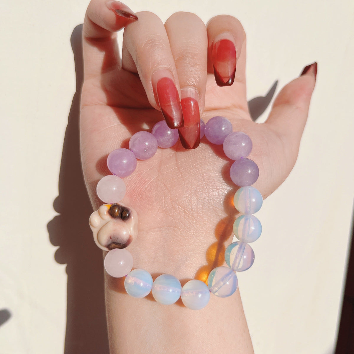 Dreamy Cat Paw Crystal Bracelet