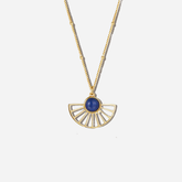 Lapis Lazuli Semicircle Necklace